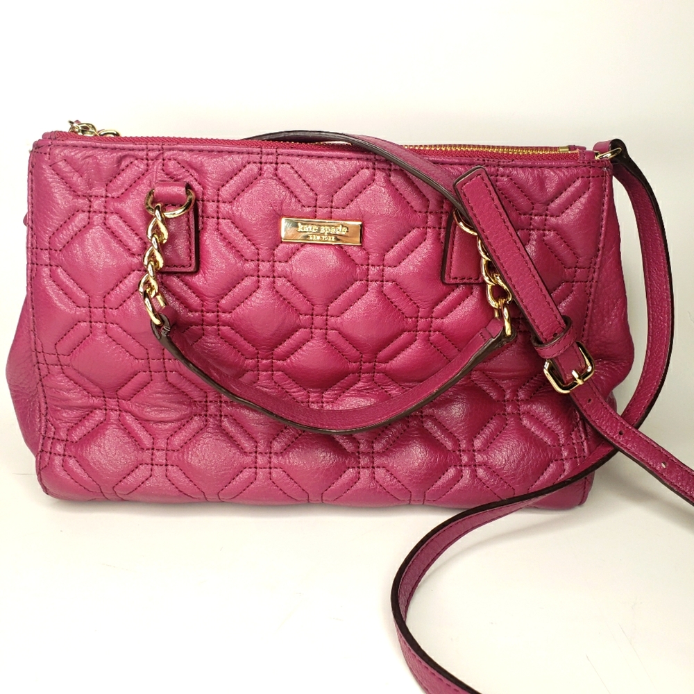 Kate Spade Loden Astor Court Quilted Handbag with Crossbody Strap
